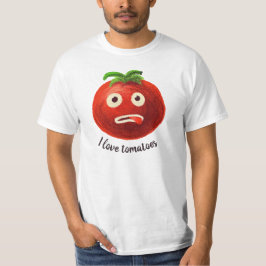 トマトかわいいおもしろい野菜 Tシャツ