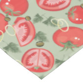 トマトが付いている抽象的なパターン テーブルクロス (アングル)