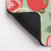 トマトが付いている抽象的なパターン マウスパッド (コーナー)