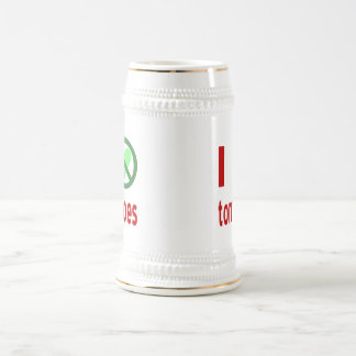 トマトが嫌い 愛はない ビールジョッキ