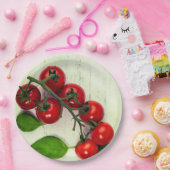 トマトつる植物 ペーパープレート (パーティー)