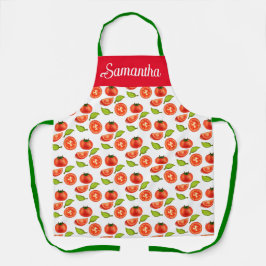 トマトとオレガノリーフ エプロン