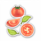 トマトとオレガノリーフ シール (正面)