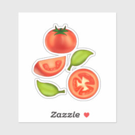 トマトとオレガノリーフ シール