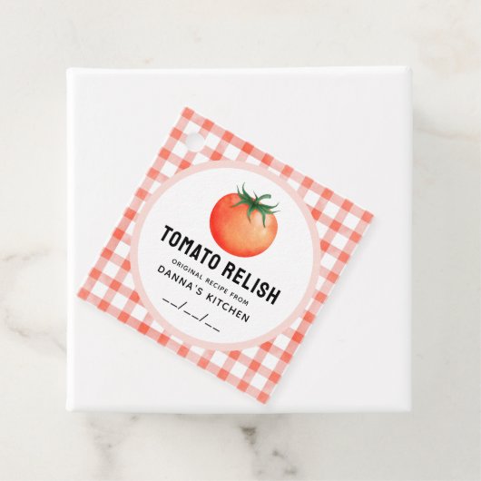 トマトとパター市松模様にンで フェイバータグ (インサイチュ)