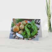 トマトとピーマン入りバスケット カード (正面)