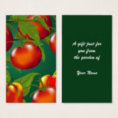 トマトとベルペッパーギフトラベル (正面&裏面)