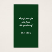 トマトとベルペッパーギフトラベル (裏面)