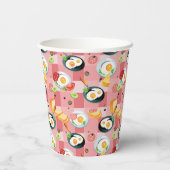 トマトと卵焼き 紙コップ (裏面)