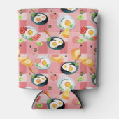 トマトと揚げ卵のパターン 缶クーラー (正面)