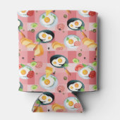 トマトと揚げ卵のパターン 缶クーラー (裏面)