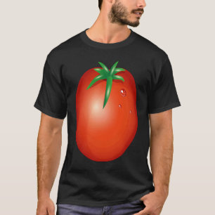 トマトに切られたフリ Halloween コスチューム トマト Tシャツ