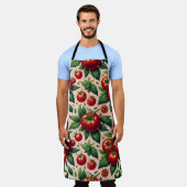 トマトのエプロン エプロン (着用した状態)