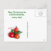 トマトのクリスマスツリーの郵便はがき シーズンポストカード (裏面)