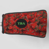 トマトのゴルフパターカバー ゴルフヘッドカバー (正面)