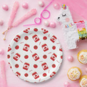 トマトのジャム模様 ペーパープレート (パーティー)