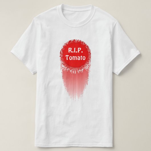トマトのジョーク Tシャツ (デザイン正面)