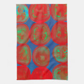 トマトのスライス キッチンタオル (縦)