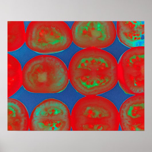 トマトのスライス ポスター (正面)