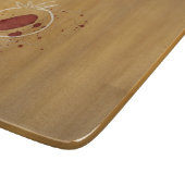 トマトのチョーク概要血液スパッタ犯罪現場 カッティングボード (角)