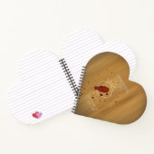 トマトのチョーク概要血液スパッタ犯罪現場 ノートブック (内部)