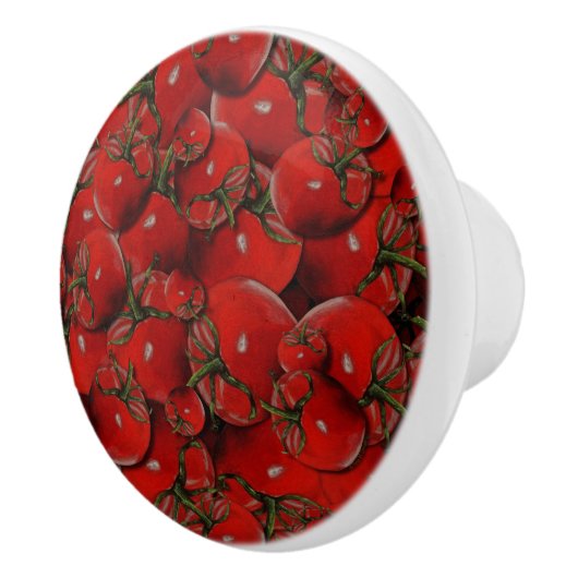 トマトのノブ&プル セラミックノブ (右)