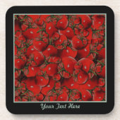 トマトのプラスチックのコースター コースター (正面)