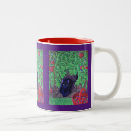 トマトのマグカップに潜む ツートーンマグカップ