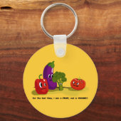 トマトのユーモア キーホルダー (正面)