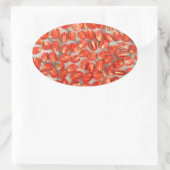 トマトの乾燥 楕円形シール (バッグ)