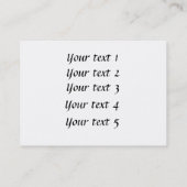 トマトの名刺 名刺 (裏面)