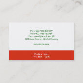 トマトの名刺 名刺 (裏面)