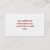 トマトの名刺 名刺 (裏面)