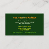 トマトの市場 名刺 (裏面)