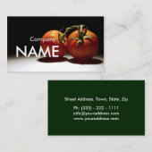 トマトの新しいジュースの野菜菜食主義カード 名刺 (正面/裏面)