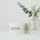 トマトの木の名刺 名刺 (スタンド正面)