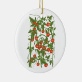 トマトの柄 セラミックオーナメント (右)