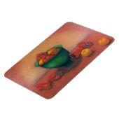 トマトの柔軟なマグネットの静止寿命 マグネット (左側)