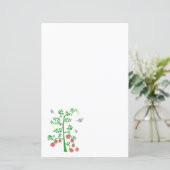 トマトの植物とミツバチ (スタンド正面)