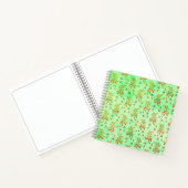 トマトの植物とミツバチ ノートブック (内部)