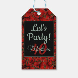 トマトの贈り物ラベル ギフトタグ