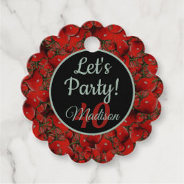 トマトの贈り物/メッセージカード – オプシパーソナライズされたョン フェイバータグ