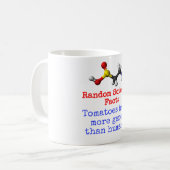 トマトの遺伝子が多い – 科学の事実 コーヒーマグカップ (正面左)