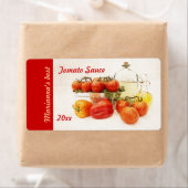 トマトまたはパスタソース缶詰ラベル ラベル (インサイチュ)
