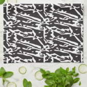 トマトを含む新鮮な野菜。 キッチンタオル (折り畳み)