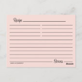 トマトイタリアンレシピカード ポストカード (裏面)