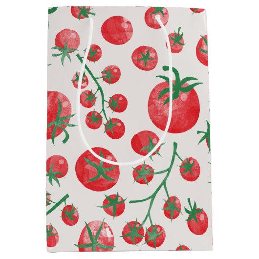 トマトウォーターの色 ミディアムペーパーバッグ (正面)