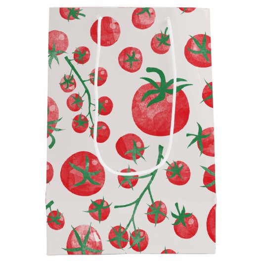 トマトウォーターの色 ミディアムペーパーバッグ (裏面)