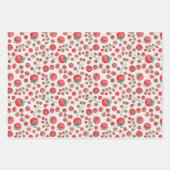 トマトウォーターの色 ラッピングペーパーシート (正面3)