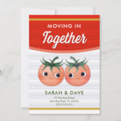 トマトカップルの同棲発表 招待状 (正面)